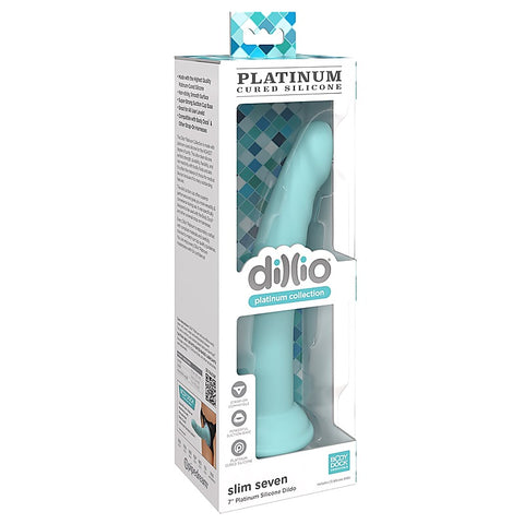 Dillio Platinum Slim Seven 7 Inch Strap-On Dildo - Realistic Dildos
