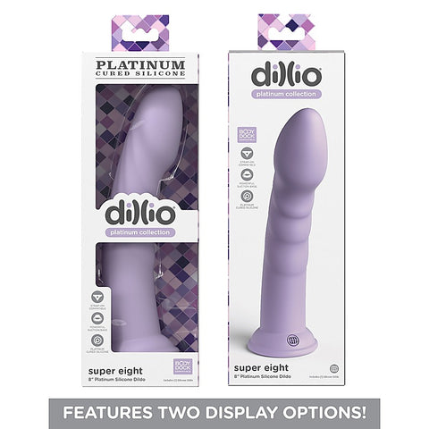 Dillio Platinum Super Eight 8 Inch Realistic Dong - Realistic Dildos