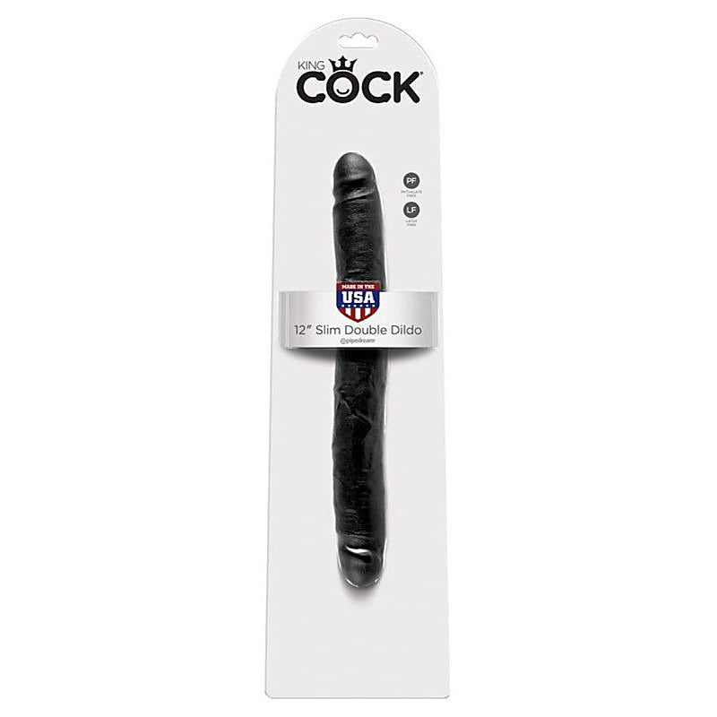 King Cock 12 Inch Slim Double Ender by Pipedream Products - Double Ender