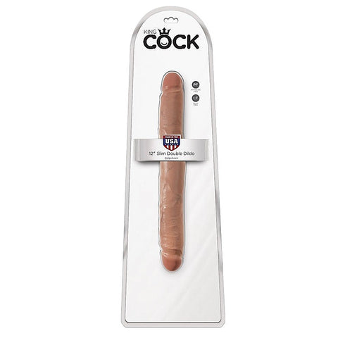 King Cock 12 Inch Slim Double Ender by Pipedream Products - Double Ender
