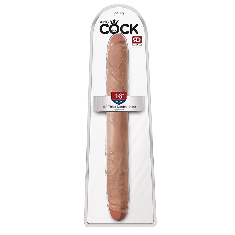King Cock 16 Inch Thick Double Ender by Pipedream Products - Double Ender