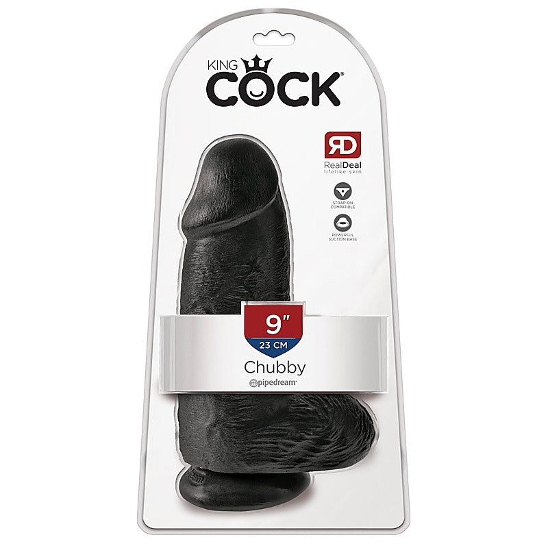 Premium King Cock Chubby 9 Inch Realistic Dildo - Realistic Dildos