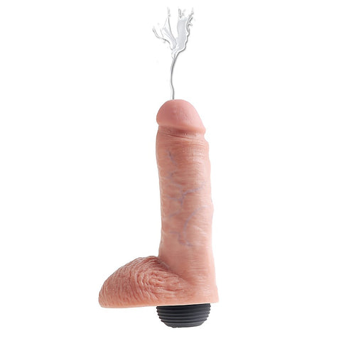 King Cock Squirting Realistic Cock with Balls - Realistic Dildos