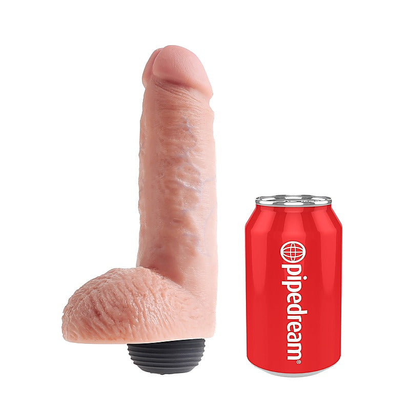 King Cock Squirting Realistic Cock with Balls - Realistic Dildos