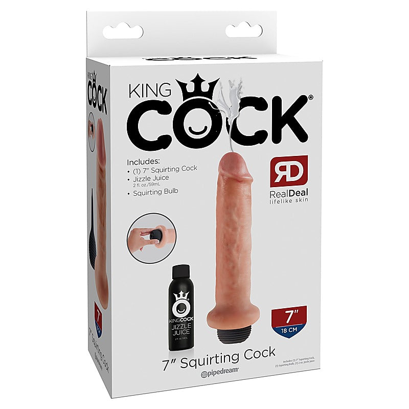King Cock Realistic Squirting Cock by Pipedream Products - Realistic Dildos