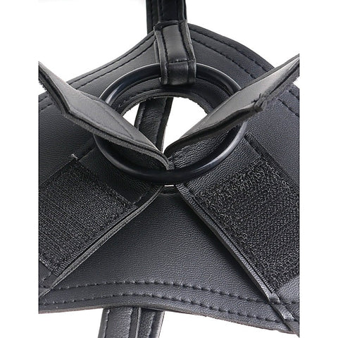 King Cock Strap-On Harness with 9 Inch Realistic Cock - Strap On Sextoys