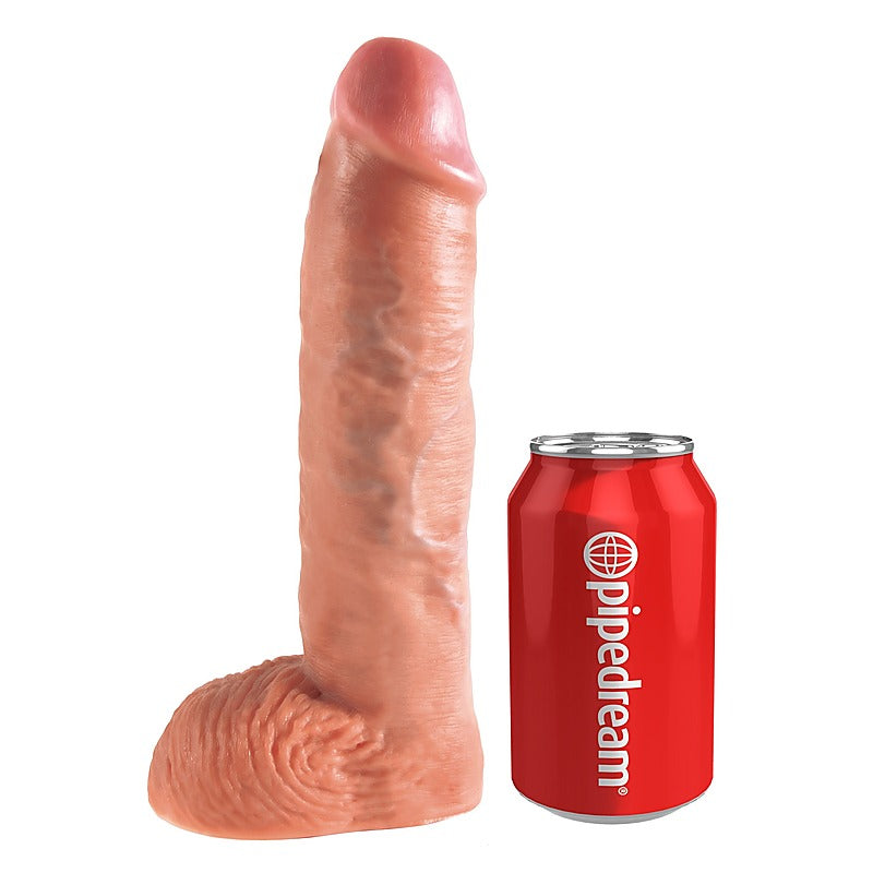 King Cock 10 Inch Hollow Strap-On by Pipedream Products - Strap On Sextoys