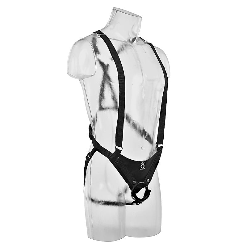 King Cock 10 Inch Hollow Strap-On by Pipedream Products - Strap On Sextoys
