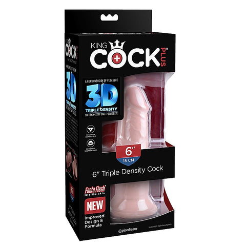 King Cock Plus Triple Density Realistic Feel Dildo - Realistic Dildos