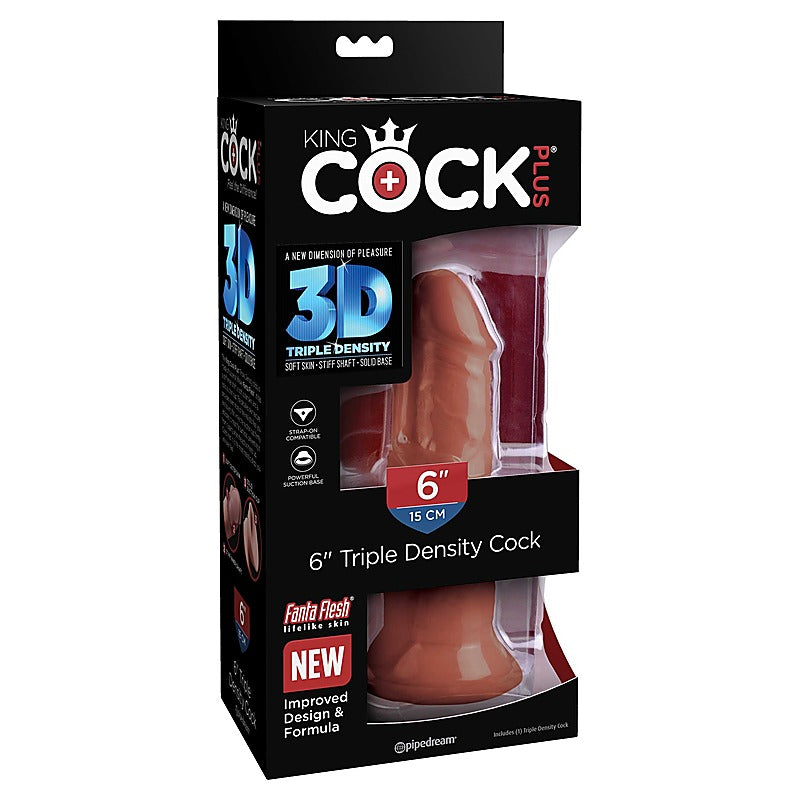 King Cock Plus Triple Density Realistic Dildo - Realistic Dildos