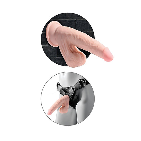 King Cock Plus Triple Density Cock With Swinging Balls - Realistic Dildos