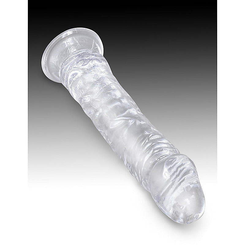King Cock Clear Realistic Cock With Suction Cup Base - Realistic Dildos
