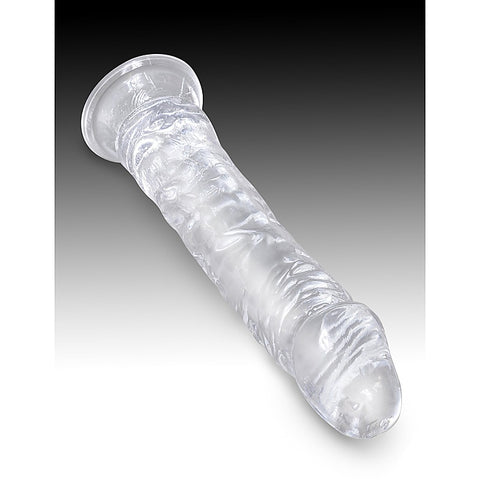 King Cock Clear Realistic Cock With Suction Cup Base - Realistic Dildos