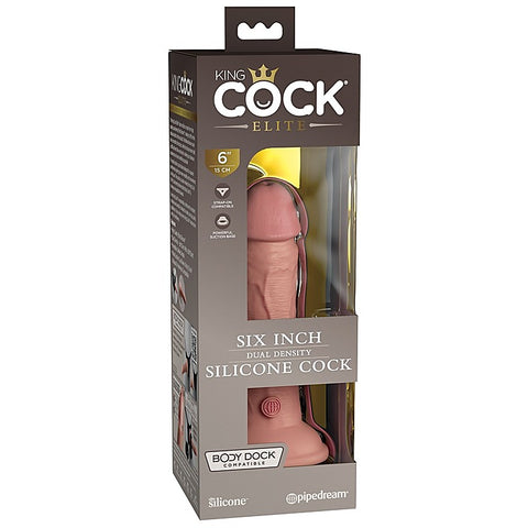 King Cock Elite - Dual-Density Silicone Dildo for Versatile Pleasure - Realistic Dildos