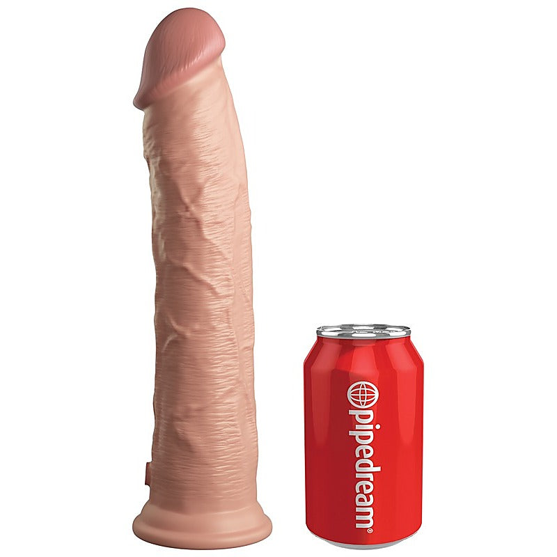 King Cock Elite Dual Density Silicone Cock Light Flesh - Realistic Dildos