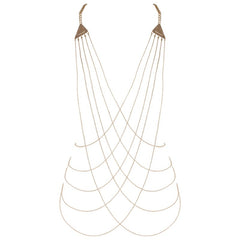 Muse Triangle Fetish Chain Harness - - Cuffs And Restraints