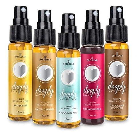 Sensuva On Deeply Love You Throat Relaxer Flavored Gag Reflex Spray - Delay and Excite Sprays