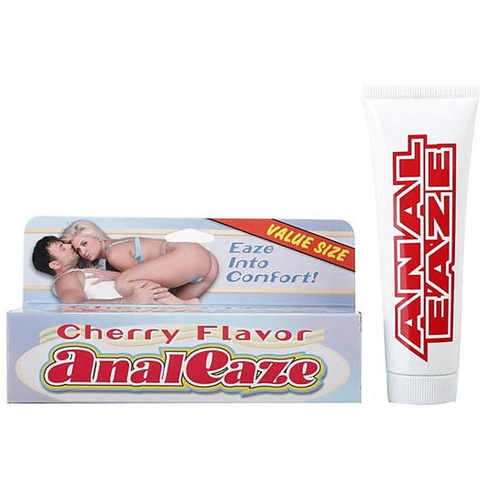 Cherry Flavour Anal Eaze Cream by Pipedream - Water Based Lubes