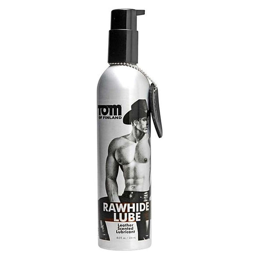 Tom of Finland Rawhide Leather Scented Lube by XR Brands - Delay and Excite Sprays