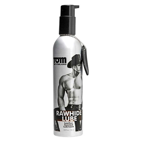 Tom of Finland Rawhide Leather Scented Lube by XR Brands - Delay and Excite Sprays