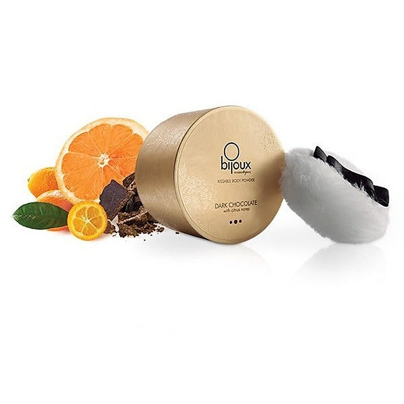 Decadent Dark Chocolate Body Powder by Bijoux Indiscrets - Sex Pheromones and Perfumes