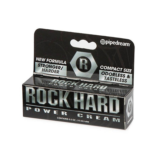 Rock Hard Erection Enhancer Power Cream by Pipedream - Delay and Excite Sprays