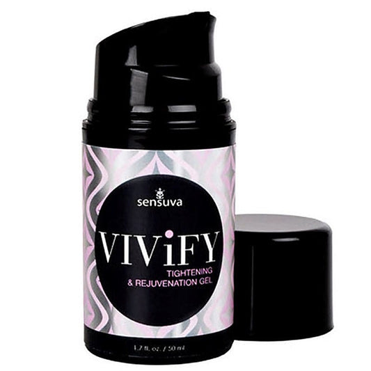 Vivify Tightening Vaginal Rejuvenation Cream by Sensuva On - Delay and Excite Sprays