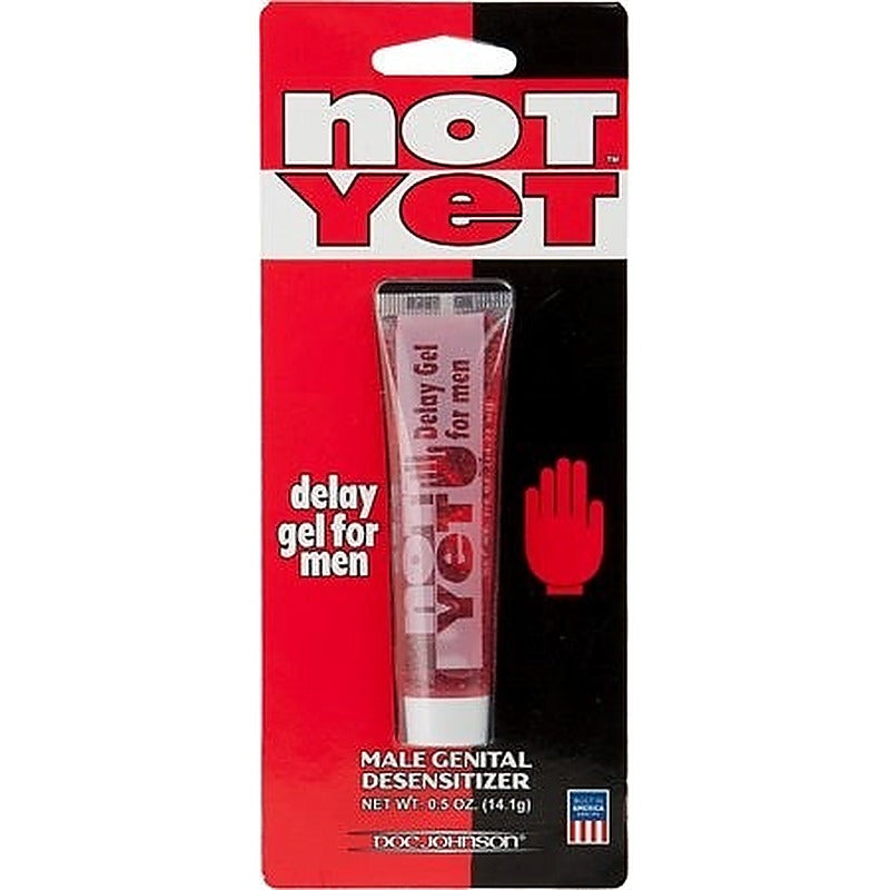 Doc Johnson Not Yet Delay Gel by XR Brands - Delay and Excite Sprays