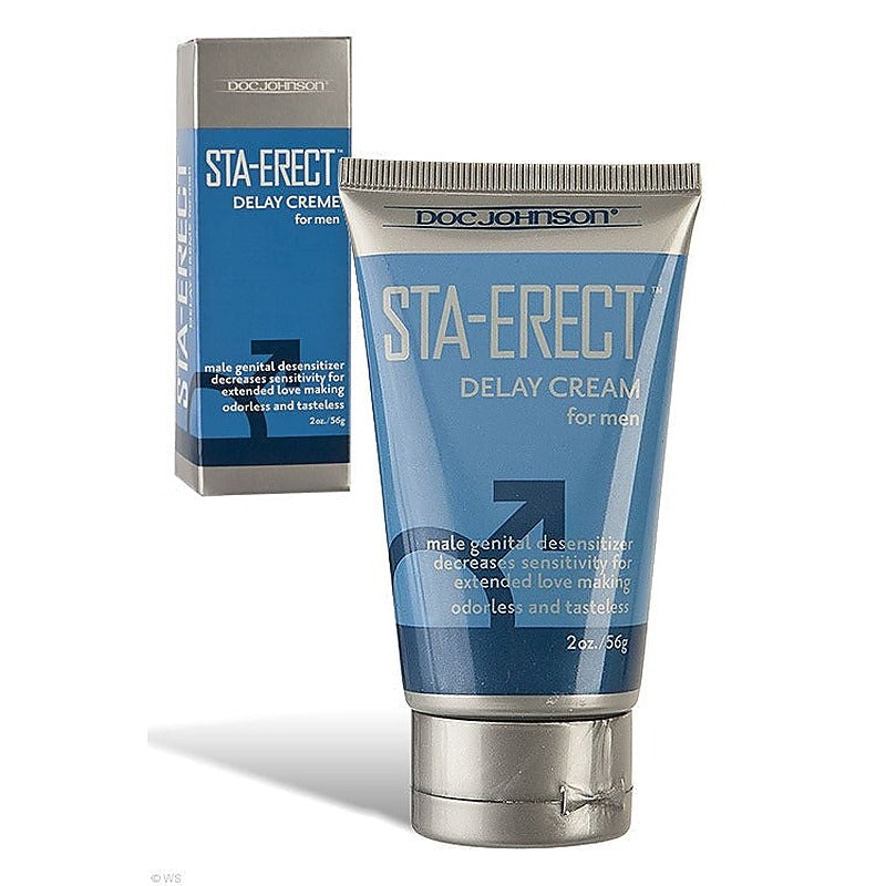 Doc Johnson Sta-Erect Sex Delay Cream For Men - Delay and Excite Sprays
