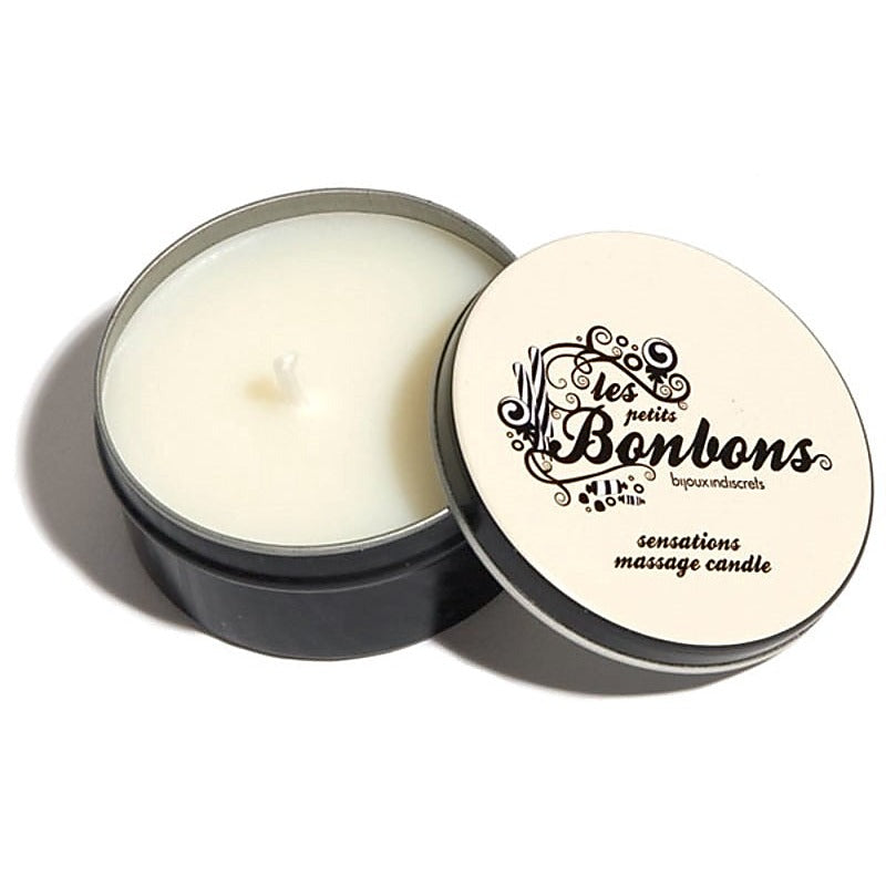 Sensations Warming Massage Candle by Bijoux Indiscrets - Delay and Excite Sprays