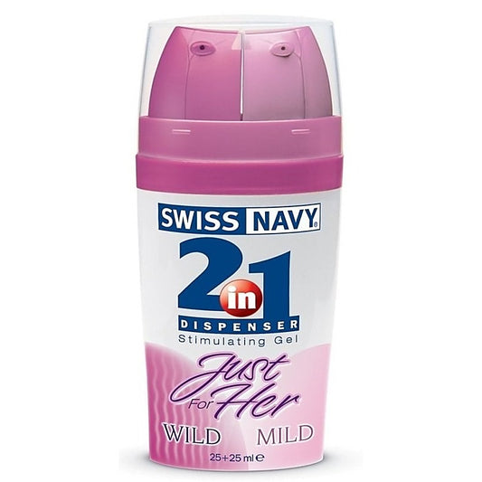 Swiss Navy Just for Her 2-In-1 Stimulating Gel - Delay and Excite Sprays