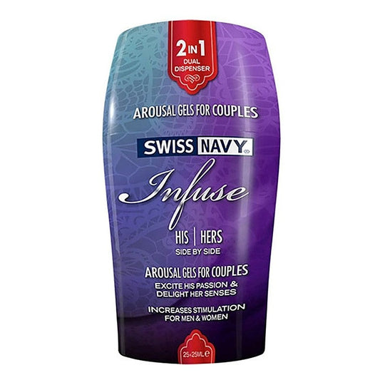 Swiss Navy Infuse 2-In-1 Couple Arousal Gels - Delay and Excite Sprays