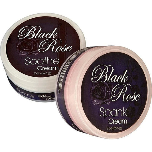 Black Rose Spank and Soothe Erotic Creams by Doc Johnson - Delay and Excite Sprays