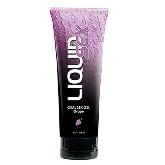 Liquid Sex Oral Sex Gel Grape 4 oz by Topco - Delay and Excite Sprays