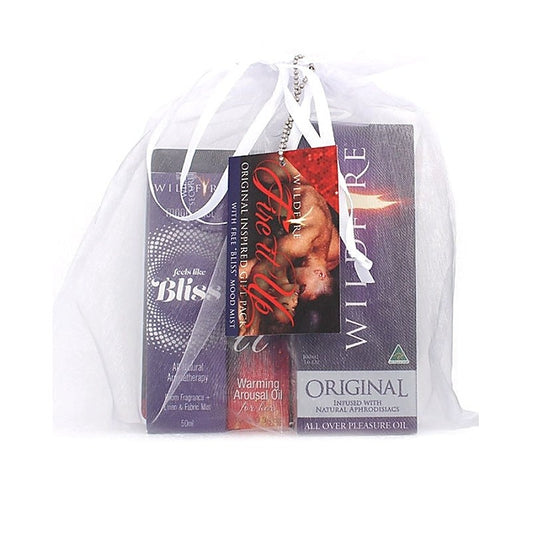 Fire it Up Original Massage Oils Gift Pack by Wildfire - Sex Pheromones and Perfumes