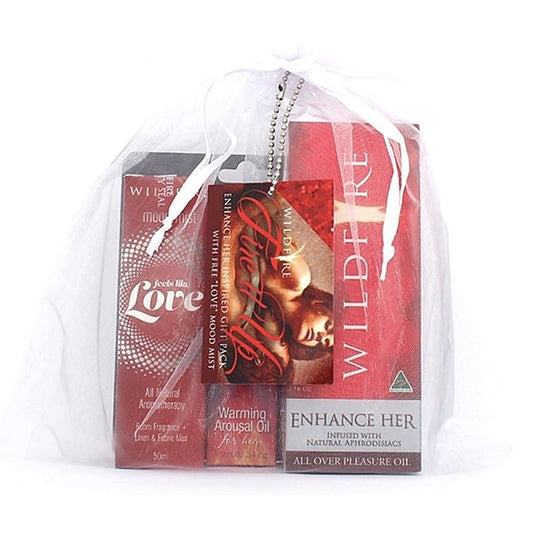 Fire it Up Enhance Her Gift Pack by Wildfire International - Delay and Excite Sprays