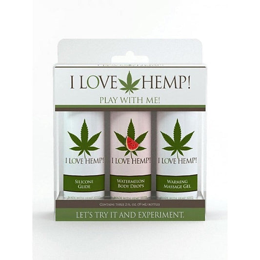 I Love Hemp Play With Me Lubricant Pack by Doc Johnson - Sex Pheromones and Perfumes