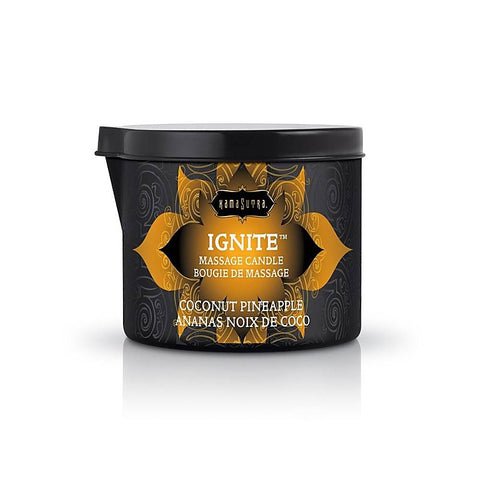 Kama Sutra IGNITE Romantic Massage Candle Burns Into Warm Arousal Oil - Bath and Intimate Fragrances