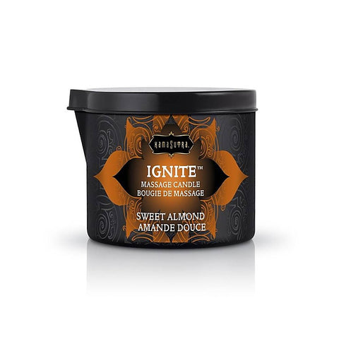 Kama Sutra IGNITE Romantic Massage Candle Burns Into Warm Arousal Oil - Bath and Intimate Fragrances