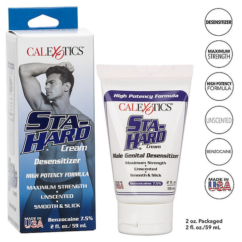 Sta-Hard Sex Delay Cream by California Exotics - Delay and Excite Sprays
