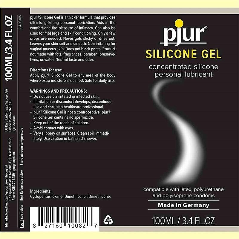 Premium Gel Silicone Personal Lubricant by Pjur - Silicone Based Lubes