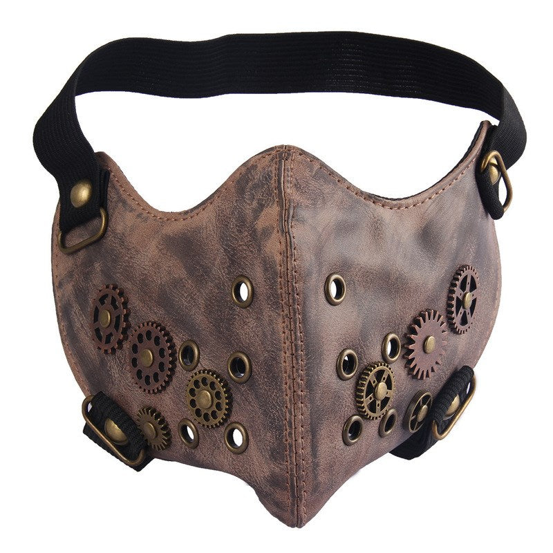 BDStyle Alloy Gear Steam Mask - Brown - Unclassified
