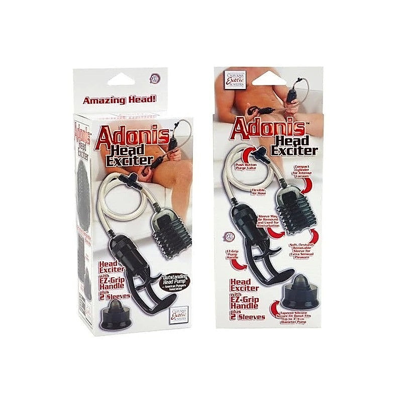 Adonis Head Exciter Penis Pump Sleeve by California Exotics - Pumps, Extenders and Sleeves