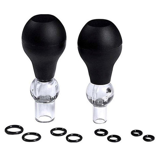 Nipple Pump 10 Piece Set by Seven Creations - Breast and Nipple Toys