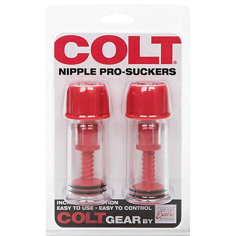 California Exotics Colt Nipple Pro Suckers with Adjustable Suction Control - Breast and Nipple Toys