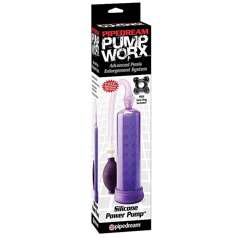 Pump Worx Silicone Power Penis Enlargement Pump - Penis Pumps And Stretchers
