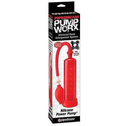 Pump Worx Silicone Power Penis Enlargement Pump - Penis Pumps And Stretchers
