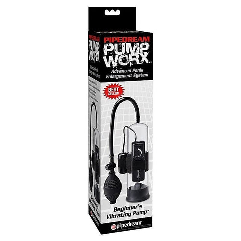 Pump Worx Beginners Vibrating Mens Penis Pump - Pumps, Extenders and Sleeves