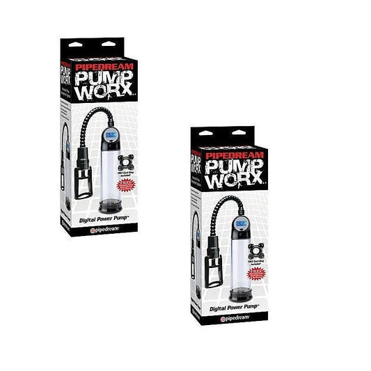Pump Worx Digital Power Penis Enlargement Pump - Pumps, Extenders and Sleeves