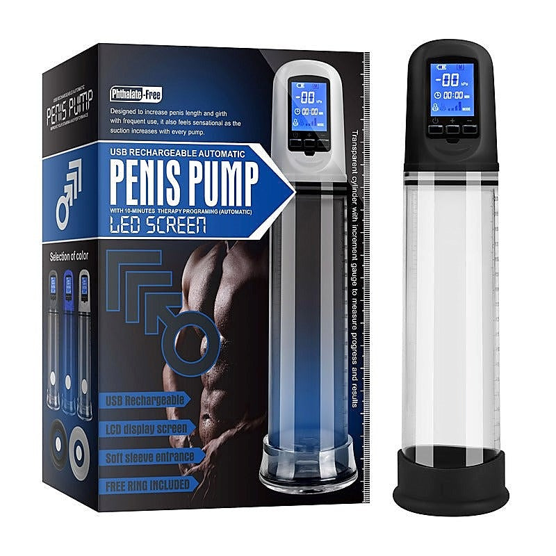 LED Rechargeable Penis Enlarger by BDStyle - Penis Pumps And Stretchers